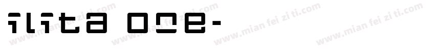 ilita One字体转换